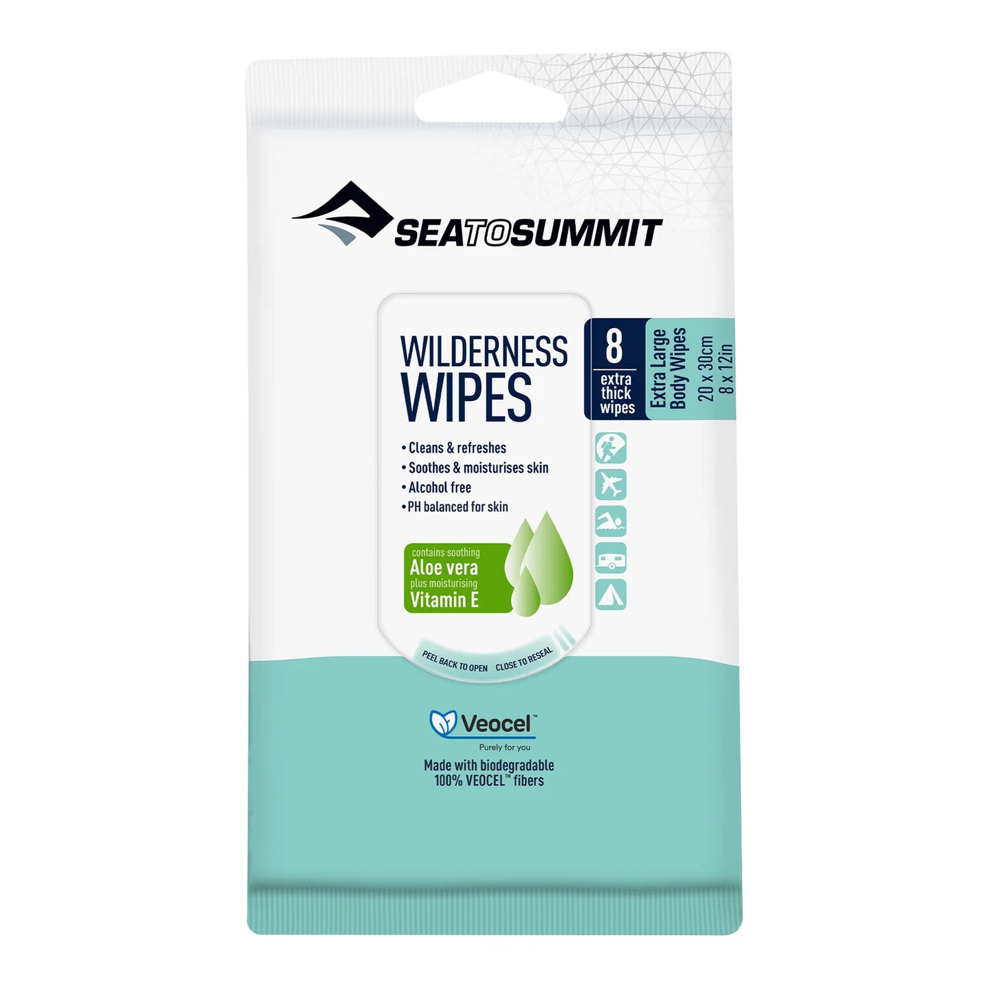Wilderness XL Wipes Pk 8