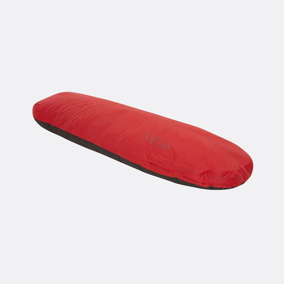 Red bivi bag on a white background
