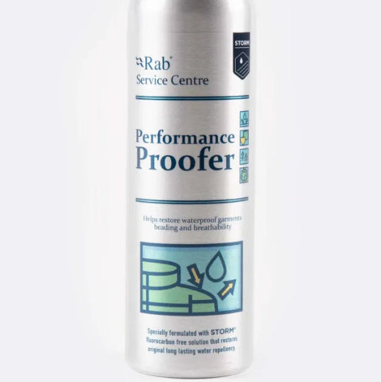 Silver bottle labeled 'Performance Proofer' on a white background