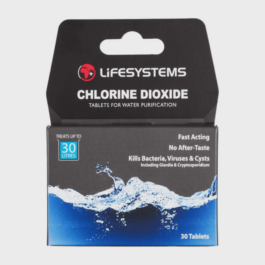 Lifesystems Chlorine Dioxide Water Purification Tablets (30 Tabs)