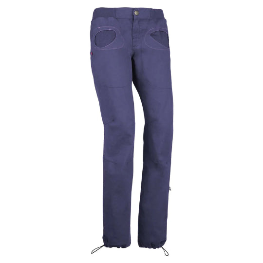 Purple pants on a white background